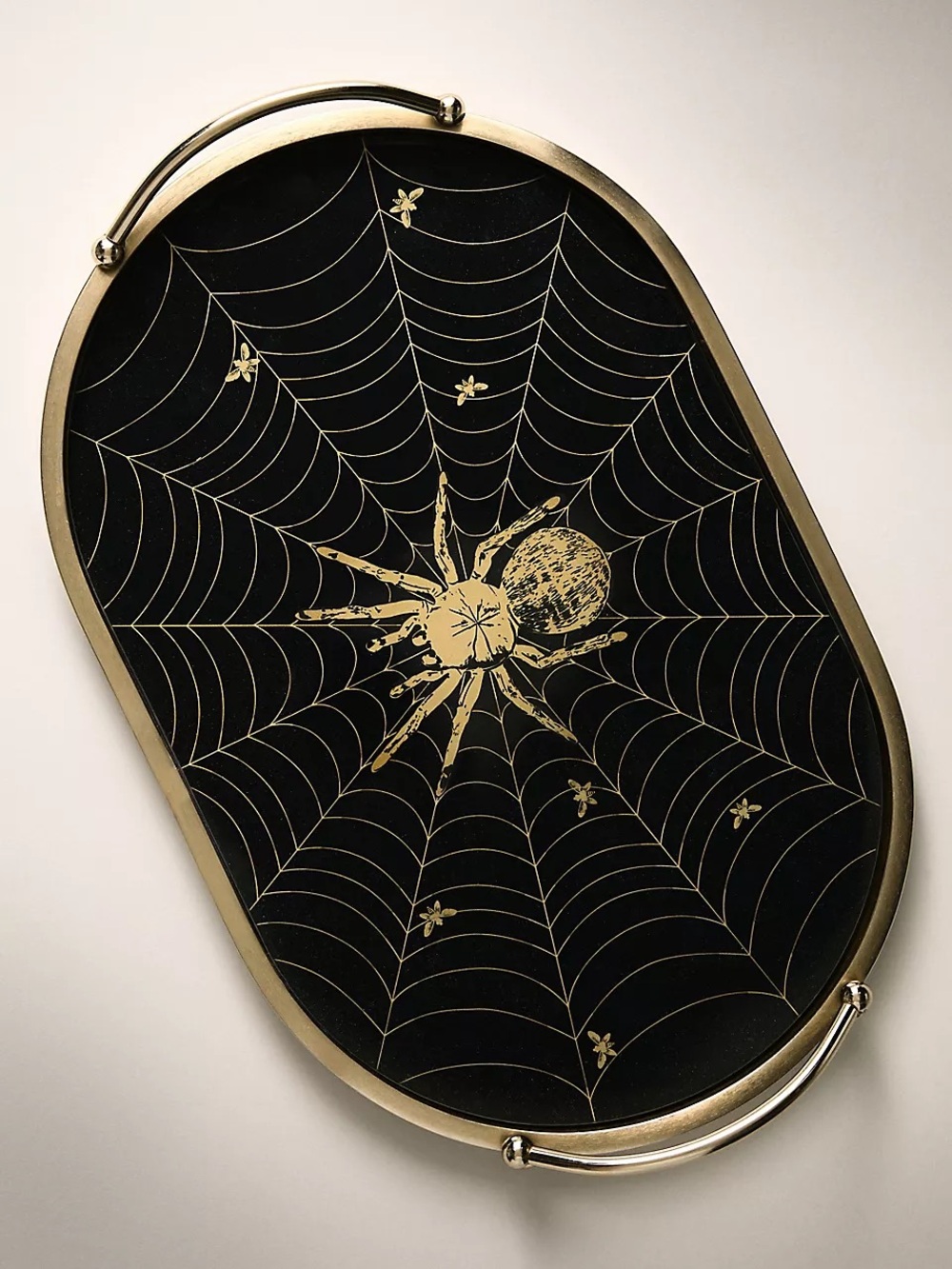 Anthropologie Catherine Martin Midnight Creatures Glazed Stoneware Serving tray